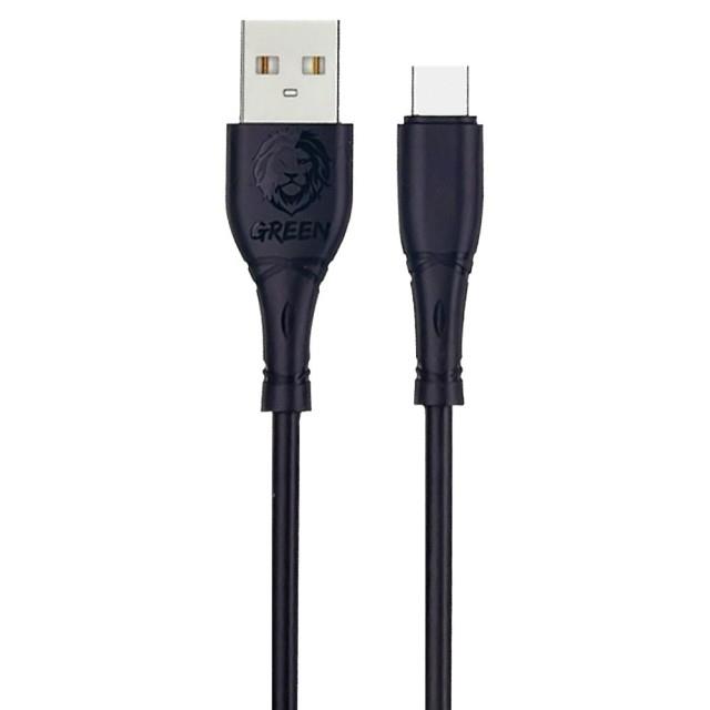کابل شارژ USB به Type-C گرین لیون مدل GNCTYCBK طول 1 متر
